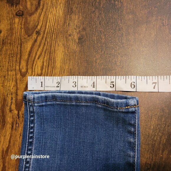 Madewell Jeans Size 27 Stovepipe High Rise Tummy Control Leman Wash MB466 - Picture 12 of 13
